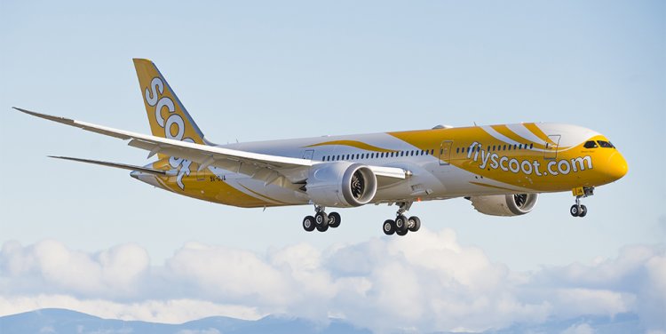 Scoot's 787 Dreamliner