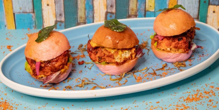Bollywood Burger Sliders by Adda