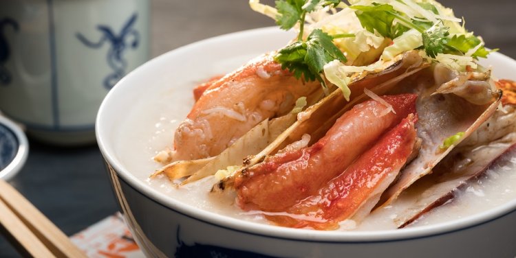 Alaskan Crab Leg Congee