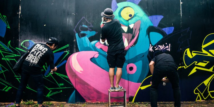 Aliwal Urban Art Festival 2018. Photo credit: Arts House Limited