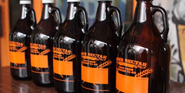 Amber Nectar Growlers