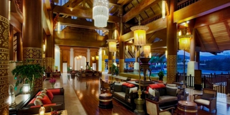 Anantara Xishuangbanna Resort & Spa lobby