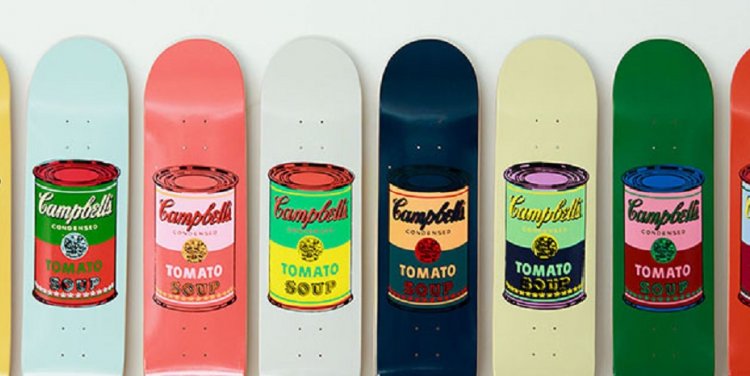 Andy Warhol skateboard decks