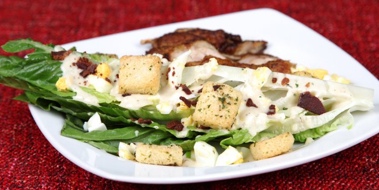 Grilled Cajun Chicken Caesar Salad