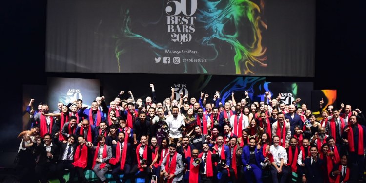Winners of Asia's 50 Best Bars 2019 at Capitol Theatre