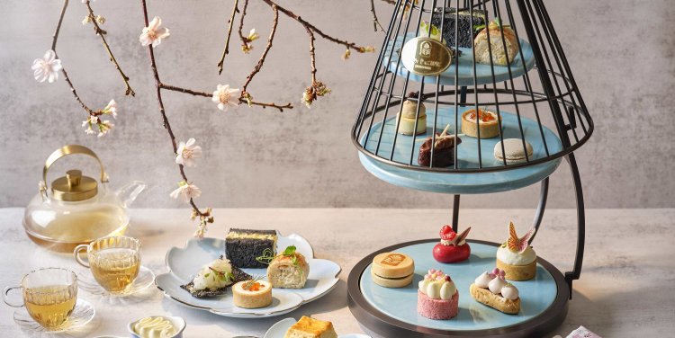 Japanese-inspired Afternoon Tea at Pan Pacific Singapore's Atrium