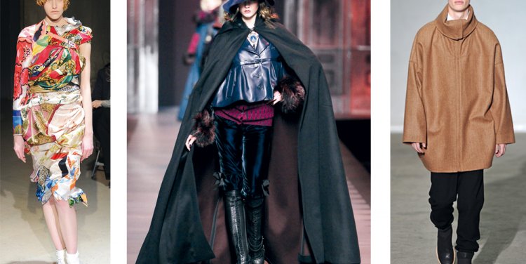 Left to Right: Comme des Garcons, Dior, Kris Van Assche