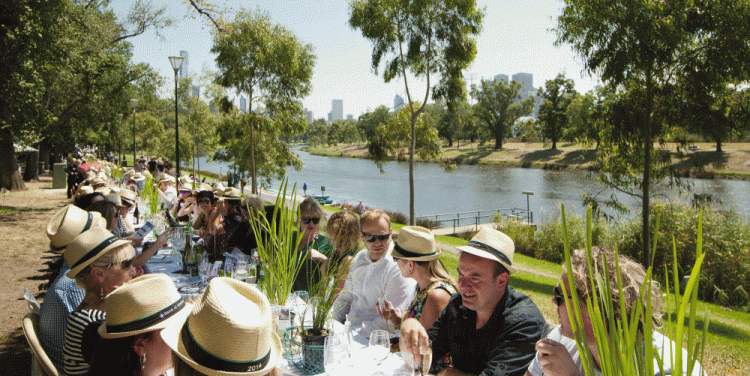Bank of Melbourne's World Longest Lunch (Photo Credit: Daniel Mahon)