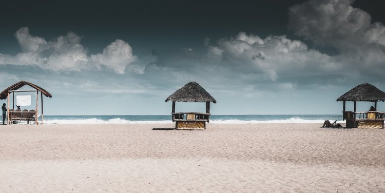 Not the actual hut on Punggol Beach