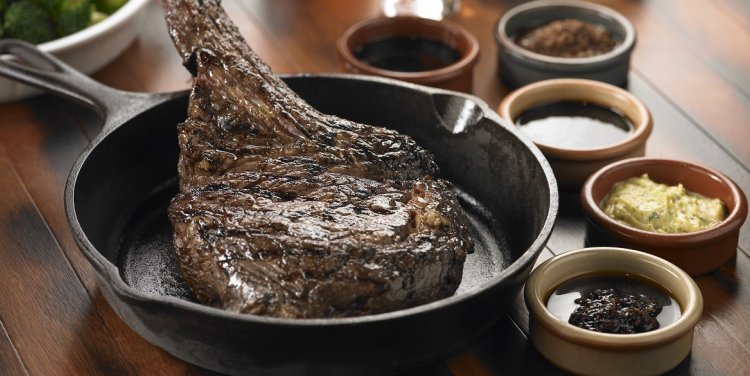 Bedrock's tomahawk steak