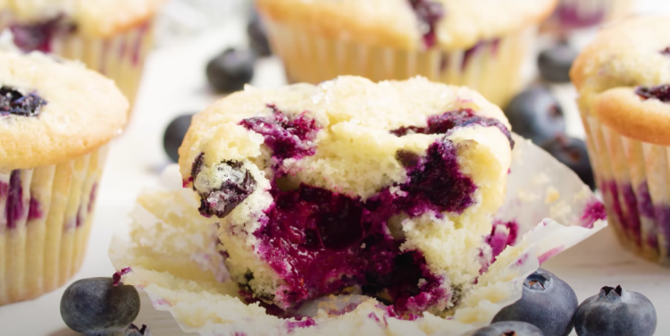 Blueberry muffins by The Stay At Home Chef
