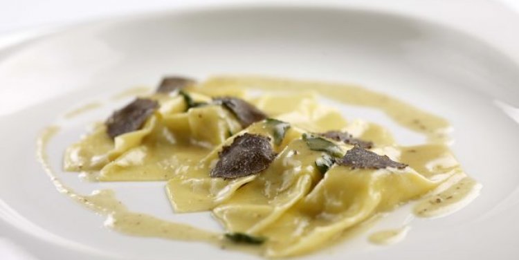 Casoncelli al formaggio e Tartufo at Buona Terra