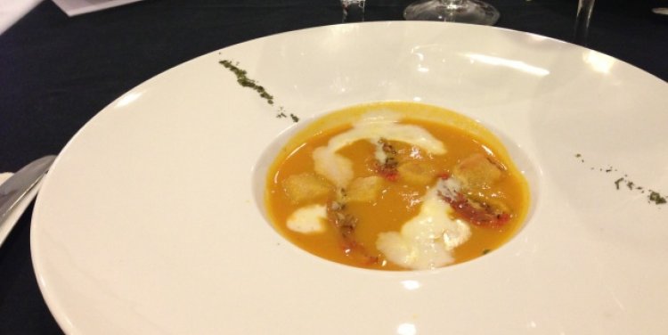 Cream of Carrot Soup with Ginger ($10)