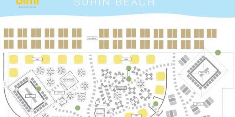 Bimi Beach Club floor plan 