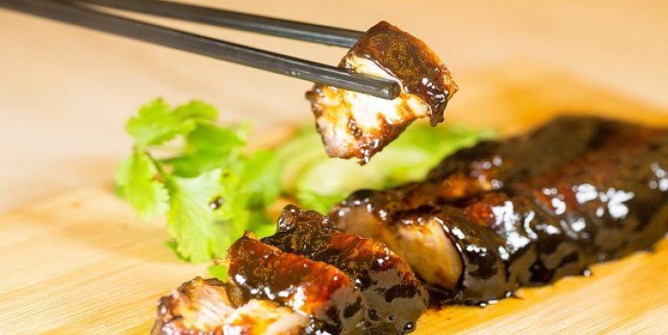 Honey barbequed pork at Char, Singapore
