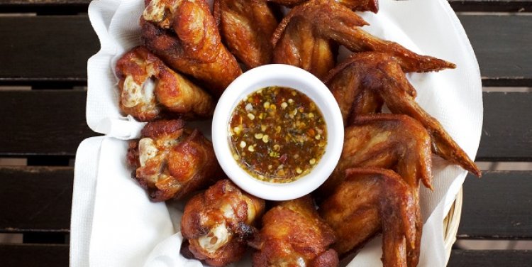 Chicken wings from Timbre, Singapore