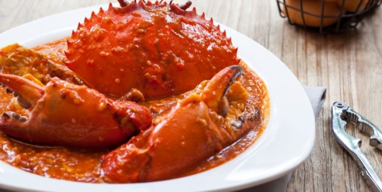 Chilli crab at Red House Seafood 