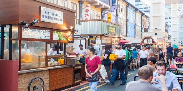 Chinatown Food Street, Singapore