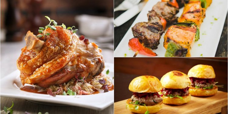 Clockwise from left: The Pump Room Microbrewery, Octapas, Fern & Kiwi