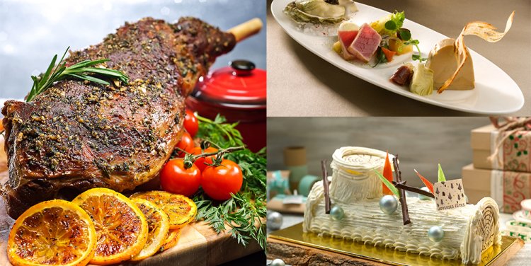 Clockwise from left: Marina Mandarin Singapore, Raffles Grill, Lime