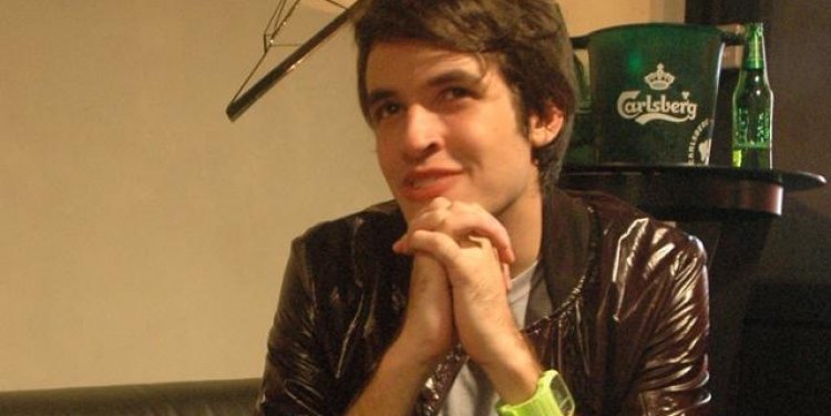 Tired but still smiling after his set