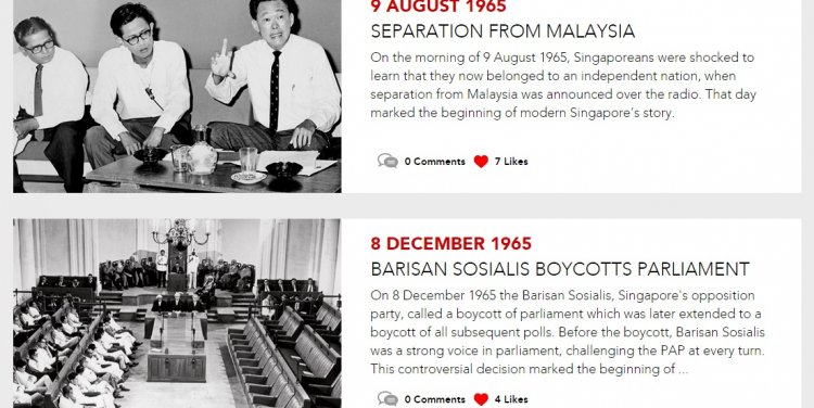Screenshot from Days That Changed Singapore