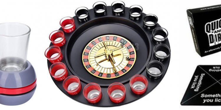 Drinking games (L-R: Spin The Shot; Roulette Drinking Game; Quick And Dirty)