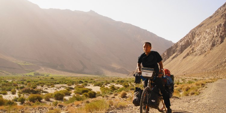 Sunny Chuah's Bamboobee bicycle