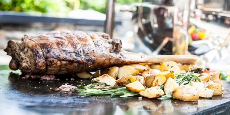 Easter lamb at The Knolls, Capella Singapore 