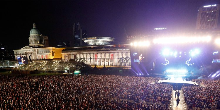 OneRepublic at the F1 Singapore Grand Prix 2017