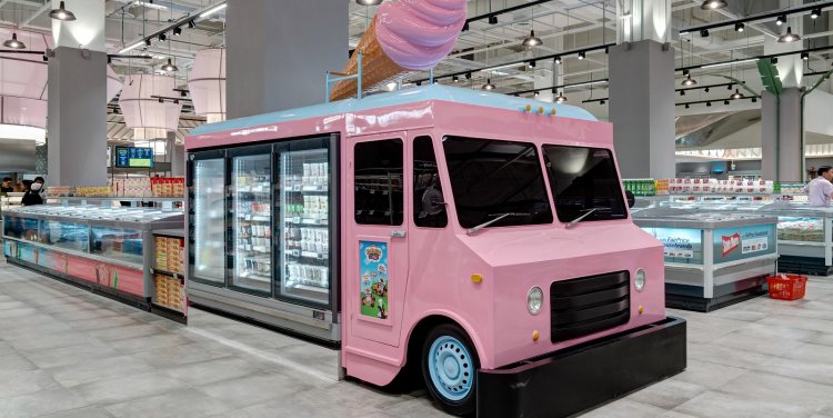 FairPrice Xtra VivoCity ice cream section