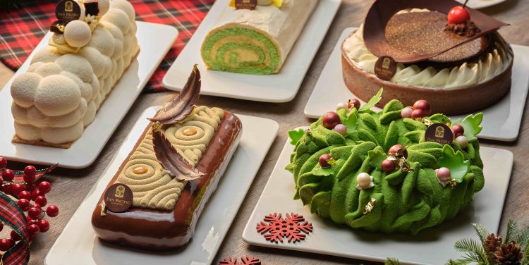 Pan Pacific Singapore's festive log cakes 