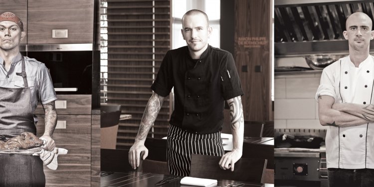 From left: Raj Abat, Jimi Tegerdine, James Tombleson