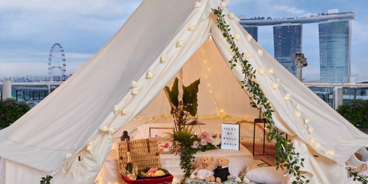 Glamping Under The Stars at The Fullerton Hotel Singapore