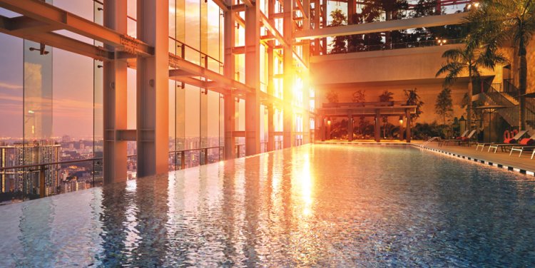 Gravity's infinity pool