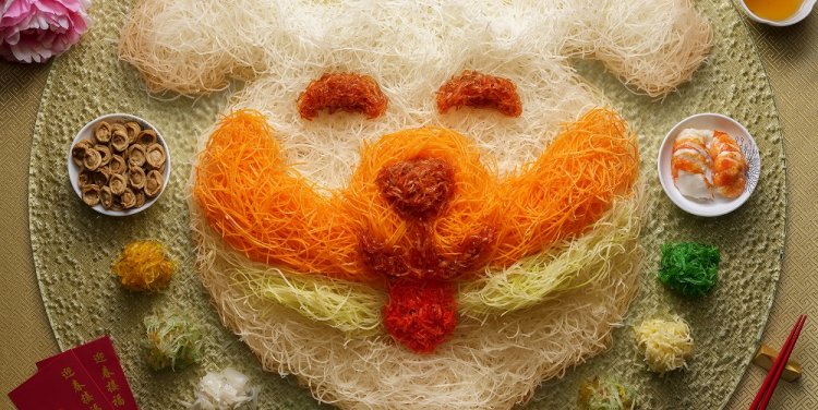 Hai Tien Lo yu sheng platter