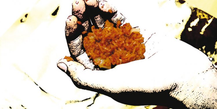 When eating with your fingers, use your right hand, not your left