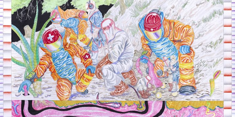 Hasanul Isyraf Idris, The Most Widespread Dahaga, from the ‘HOL (Higher Order Love) Chapter 2.3, Wound Environment of Naga and Doubt’ series, 2017, Collection of the Artist, Image courtesy of Richard Koh Fine Art and the Artist