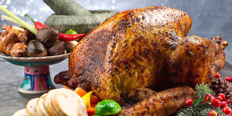 Heritage Peranakan turkey at Marina Mandarin Singapore