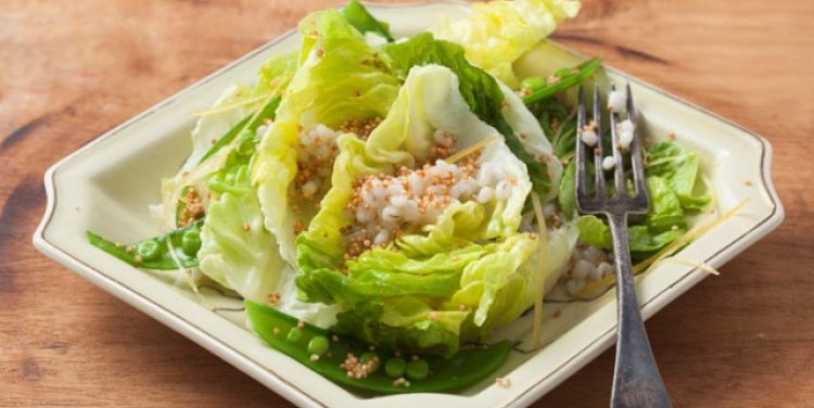 House pearl barley salad