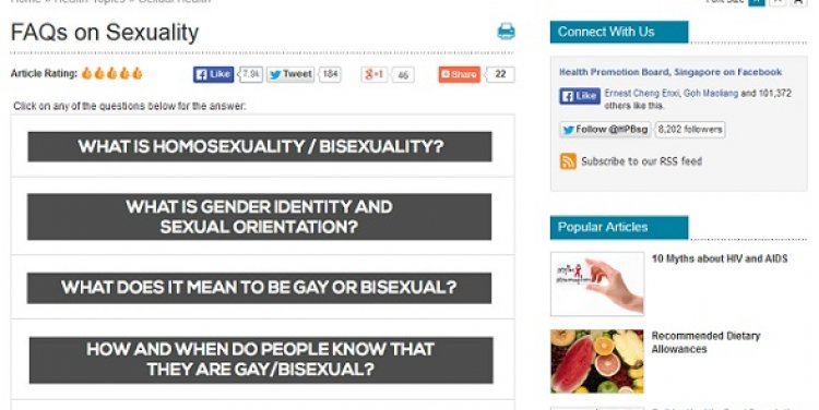 Health Promotion Board website