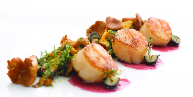 Sea scallops at Il Lido