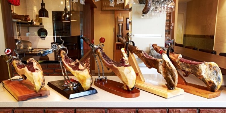 Jamon bar at My Little Spanish Place