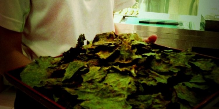 Kale chips at World Flavours Party Night