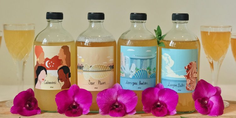 Komboochy's limited-edition National Day kombuchas