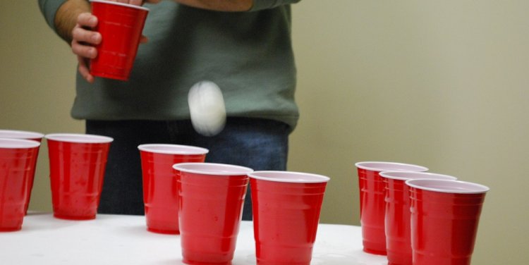 Beer pong. Photo by Laura LaRose via Flickr