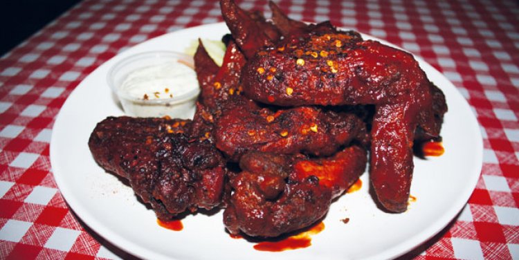 1. Level 35 Buffalo Wings from Sunset Grill & Pub