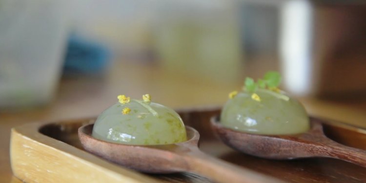 Fatcat Ice Cream Bar's Lime Mojito Sphere