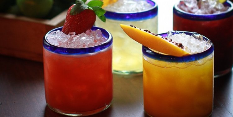 Margaritas at Lucha Loco, Singapore