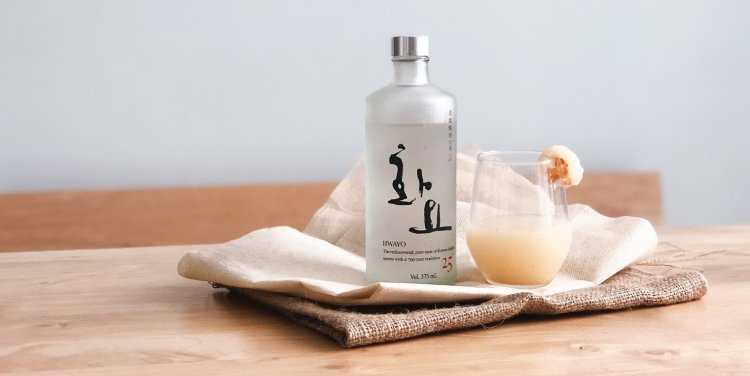 Lychee Yuja Soju cocktail